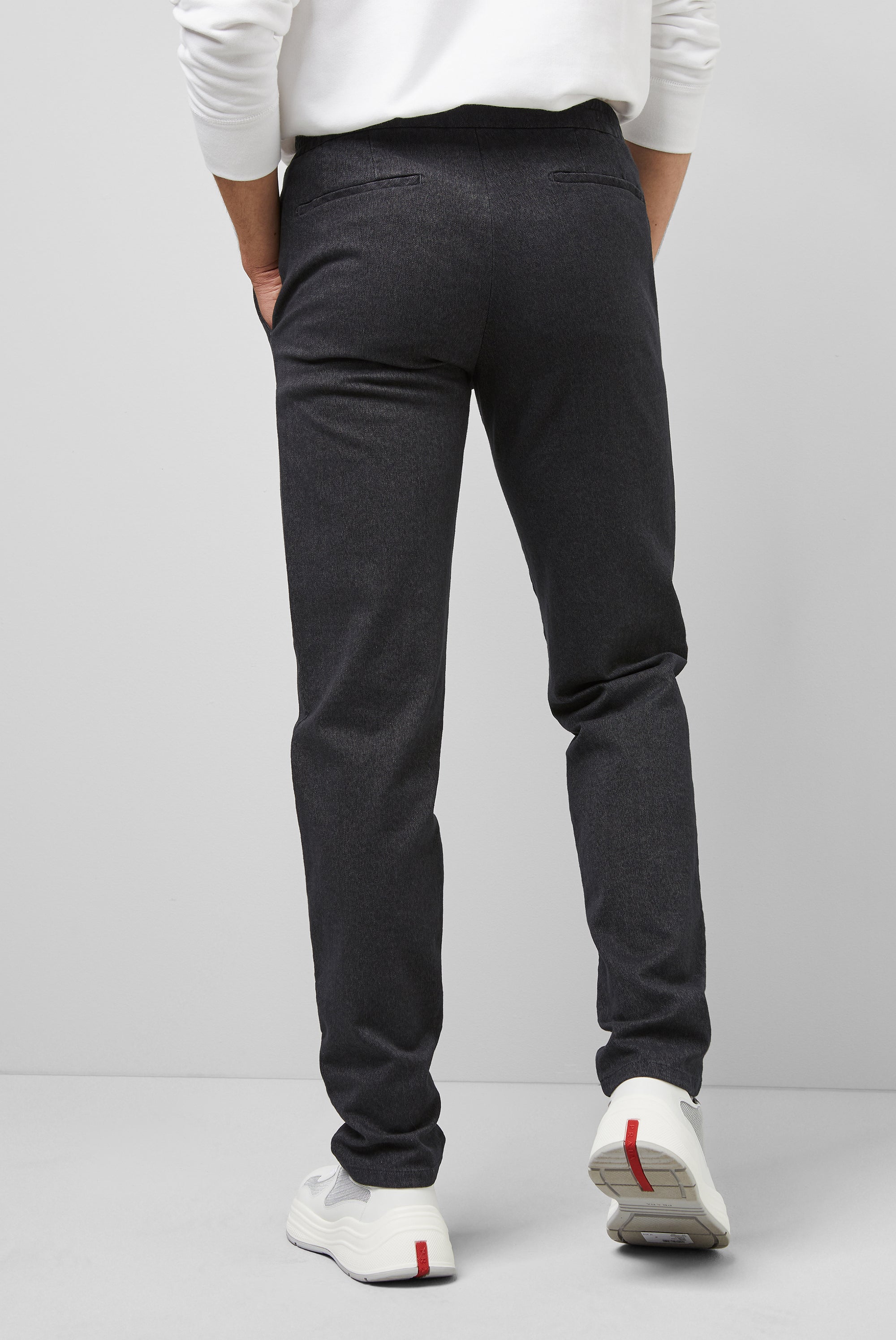 LOOSE 2-6149 JOGGER - WOOLEN LOOK