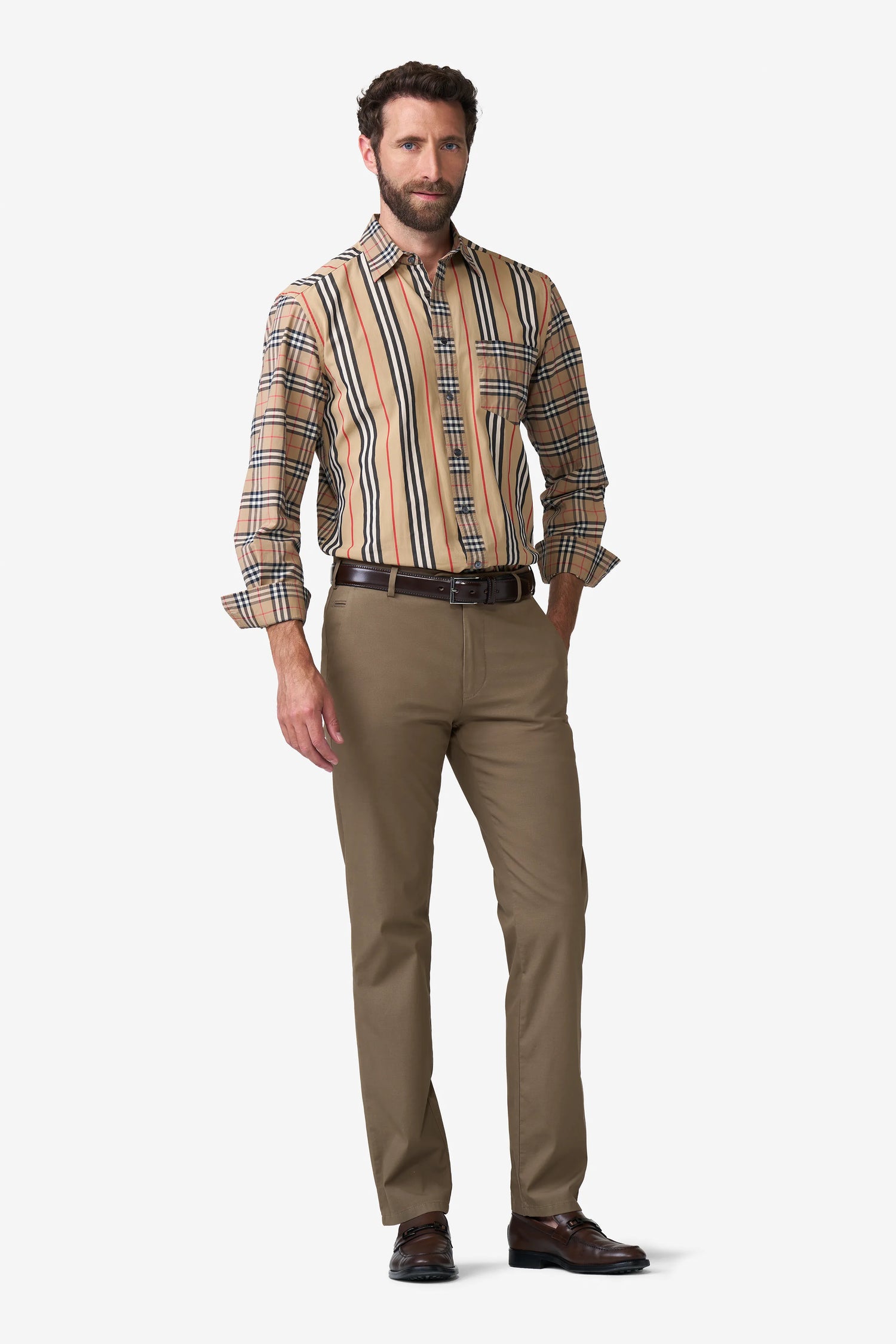 Bonn 1-8142 COTTON/SILK CHINOS