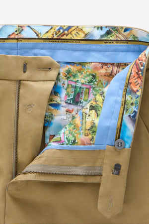 Bonn 1-8142 COTTON/SILK CHINOS