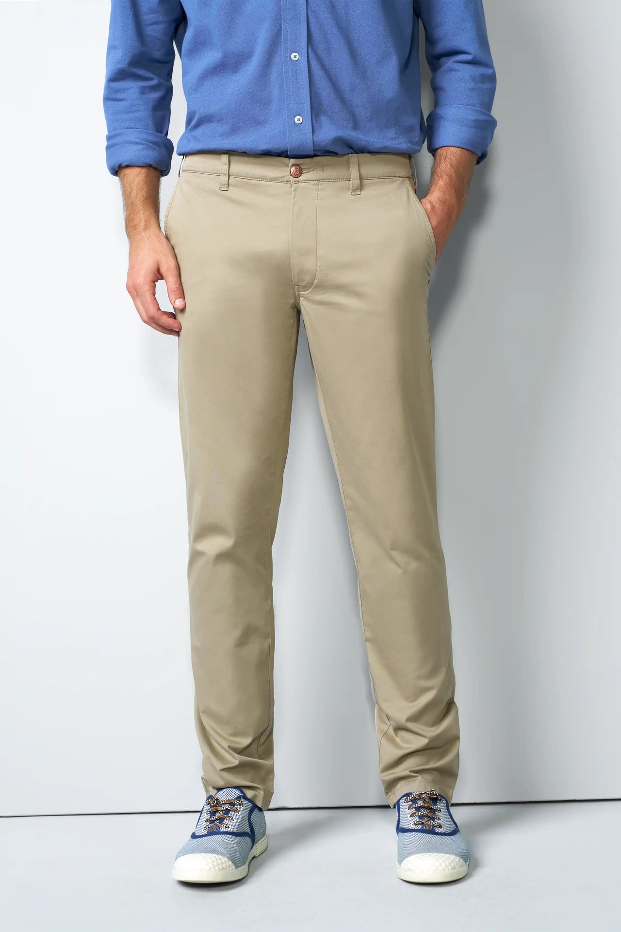 MOVE 1-6024 CHINOS WITH A STRETCH WAISTBAND